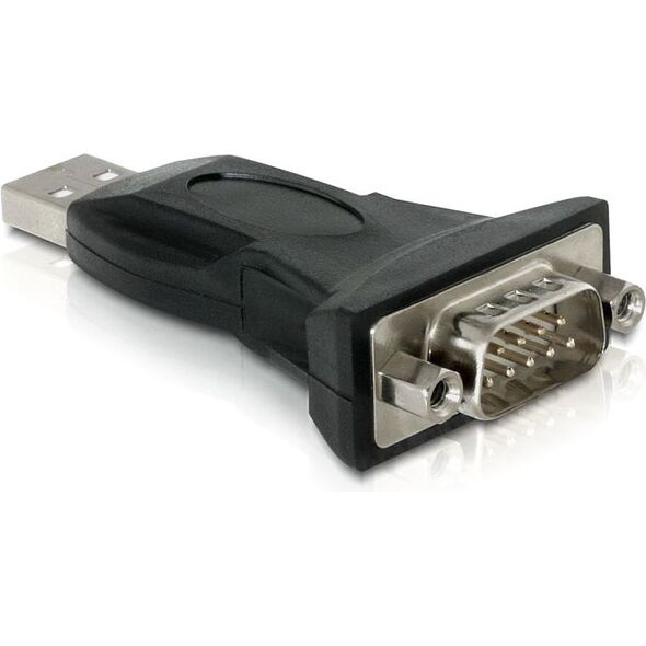 Adapter USB Delock USB - RS-232 Czarny  (61460)