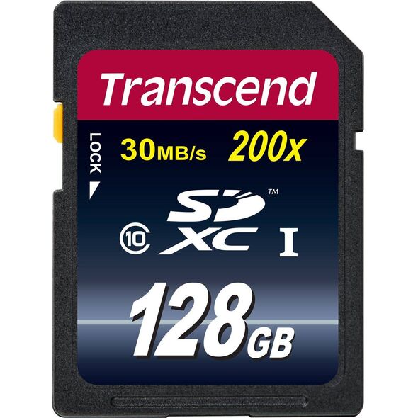 Karta Transcend 200x SDXC 128 GB Class 10  (TS128GSDXC10)
