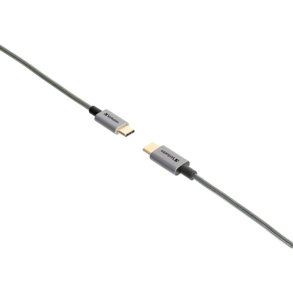 Kabel USB Verbatim USB-C - USB-C 2 m Szary (65054)