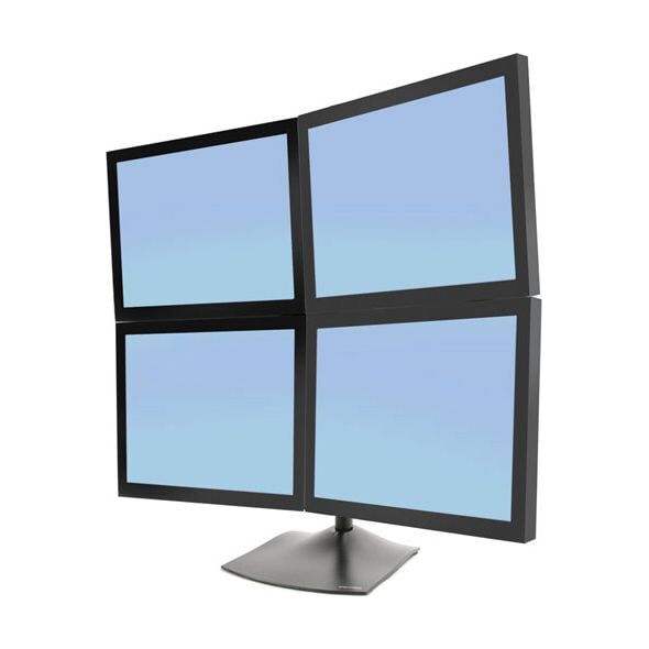 Ergotron Stojak biurkowy na 4 monitory do 24" DS100 (33-324-200)