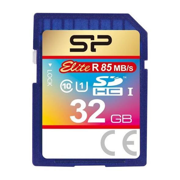 Karta Silicon Power Elite SDHC 32 GB Class 10 UHS-I/U1  (SP032GBSDHAU1V10)