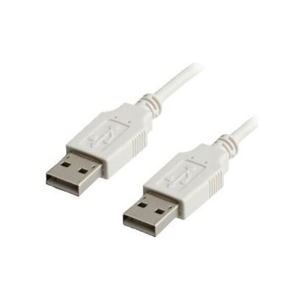 Kabel USB Value USB-A - 0.8 m Biały (11.99.8909-50)