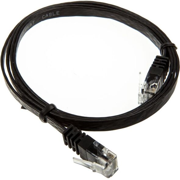 InLine 1m - kabel sieciowy U/UTP - 1000 Mbit - Cat.6 - RJ45 - czarny (71601S)