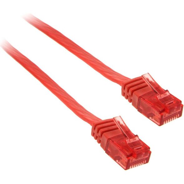 InLine 3m - kabel sieciowy U/UTP - 1000 Mbit - Cat.6 - RJ45 - czerwony (71603R)