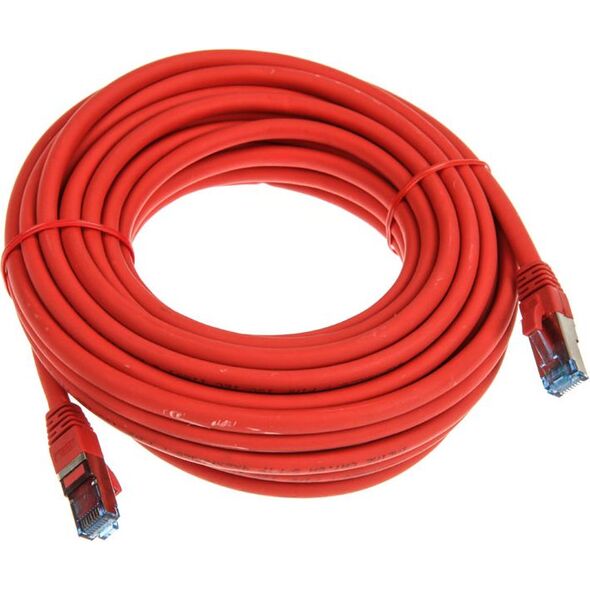 InLine Patch kabel sieciowy Cat.6A, S/FTP (PiMf), 500MHz, czerwony, 10m (76800R)