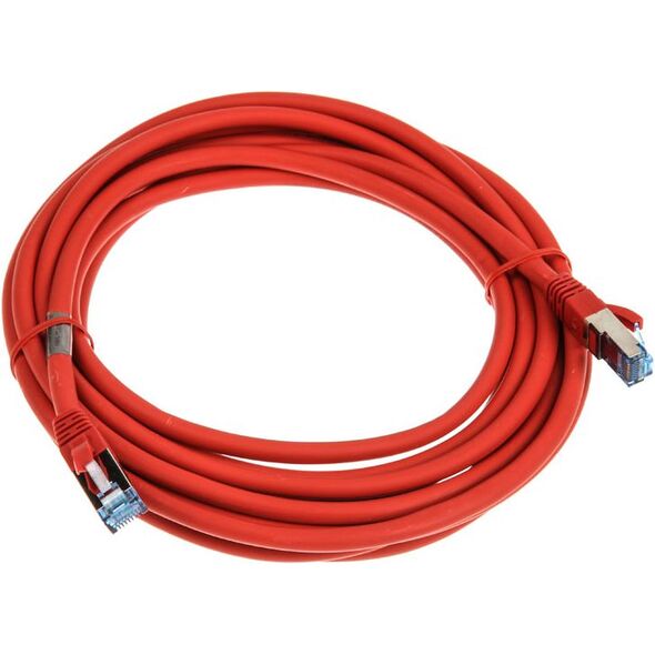InLine Patch kabel sieciowy Cat.6A, S/FTP (PiMf), 500MHz, czerwony, 7,5m (76807R)