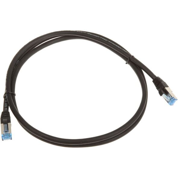 InLine Patch kabel sieciowy Cat.6A, S/FTP (PiMf), 500MHz, 1,5m, Czarny (76814S)