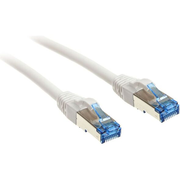 InLine Patch kabel sieciowy Cat.6A, S/FTP (PiMf), 500MHz, biały, 1,5m (76814W)