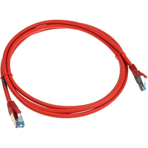 InLine Patch kabel sieciowy Cat.6A, S/FTP (PiMf), 500MHz, czerwony, 2m (76802R)