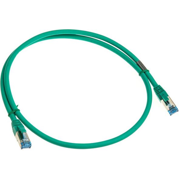 InLine Patch kabel sieciowy Cat.6A, S/FTP (PiMf), 500MHz, zielony, 1m (76811G)