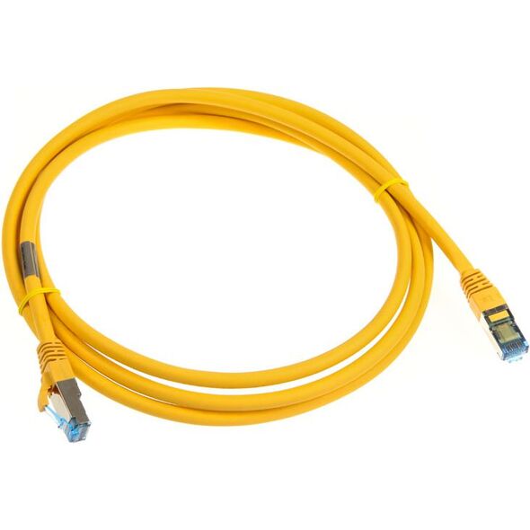 InLine Patch kabel sieciowy Cat.6A, S/FTP (PiMf), 500MHz, żółty, 2m (76802Y)