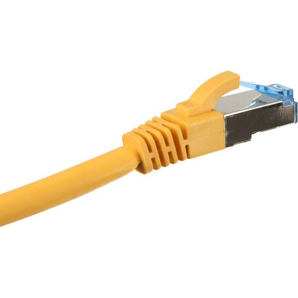 InLine Patch kabel sieciowy Cat.6A, S/FTP (PiMf), 500MHz, żółty, 10m (76800Y)