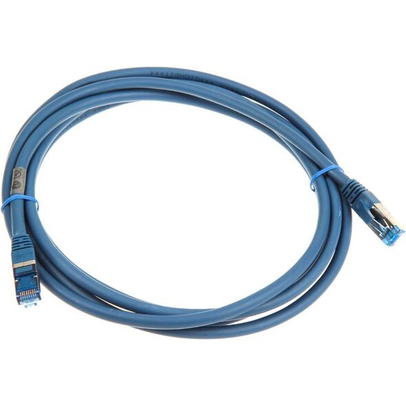 InLine Patch kabel sieciowy Cat.6A, S/FTP (PiMf), 500MHz, niebieski, 3m (76803B)