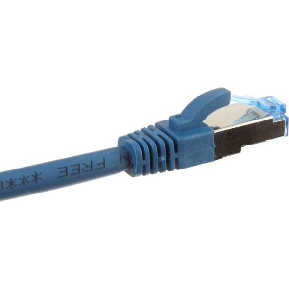 InLine Patch kabel sieciowy Cat.6A, S/FTP (PiMf), 500MHz, niebieski, 10m (76800B)