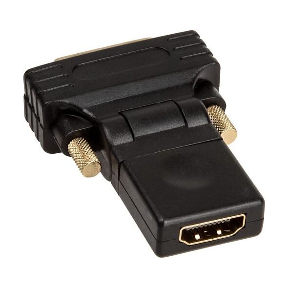 Adapter AV InLine HDMI - DVI-D czarny (17660W)