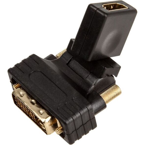 Adapter AV InLine HDMI - DVI-D czarny (17660W)