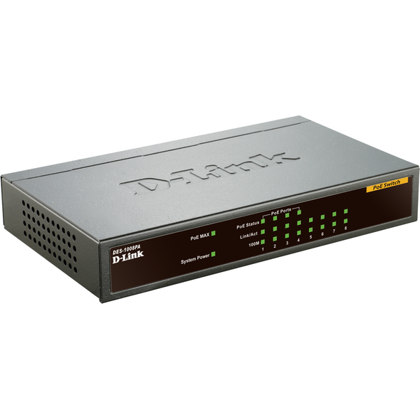 Switch D-Link DES-1008PA