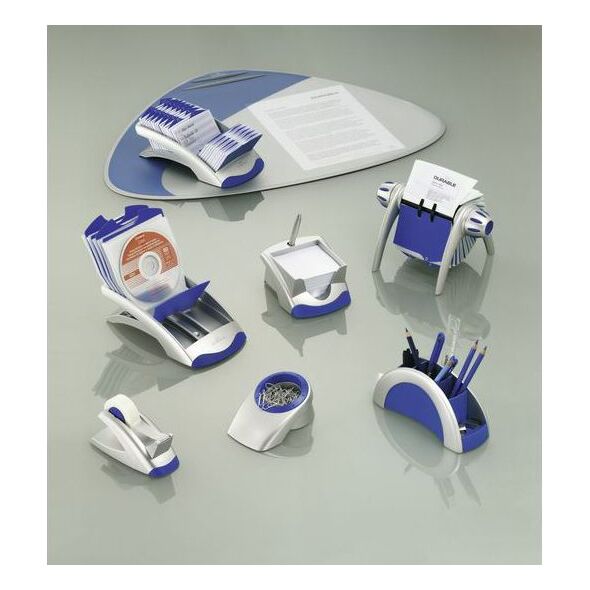 Durable Wizytownik obrotowy Visifix Flip srebrny (2417/23)