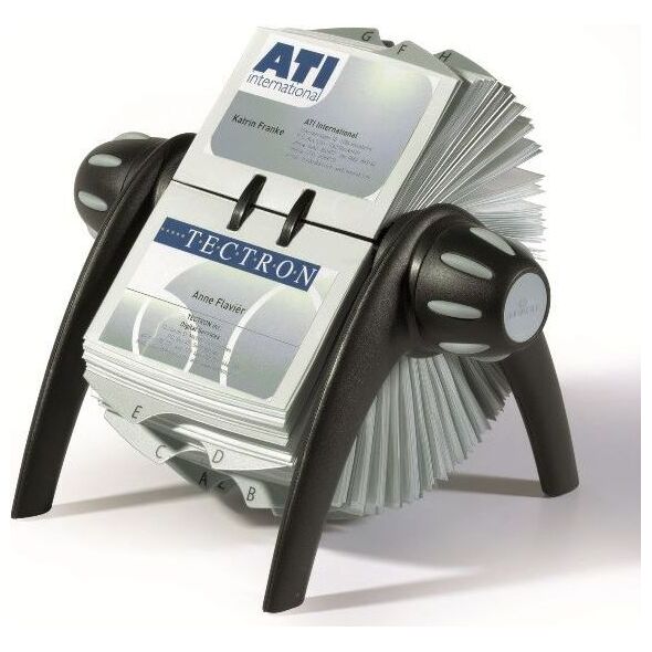 Durable Wizytownik obrotowy Visifix Flip czarny (2417/01)