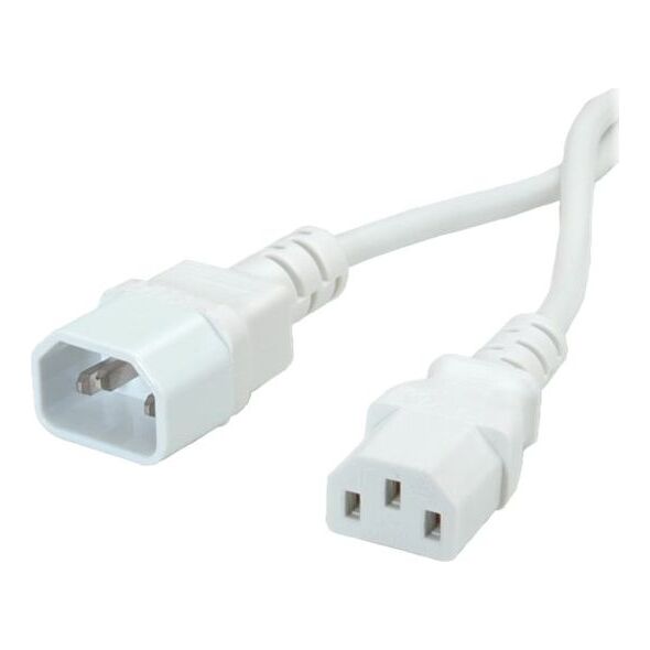 Kabel zasilający Value Monitor PowCable IEC 1.8m biały (19.99.1516-50)