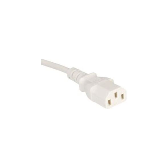 Kabel zasilający Value PowCable IEC Conn biały (19.99.1223-50)