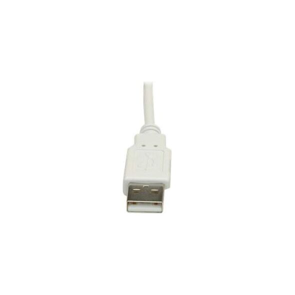 Kabel USB Value USB-A - microUSB 0.8 m Biały (11.99.8754-10)