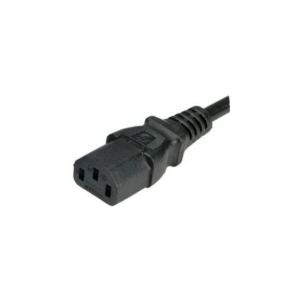 Kabel zasilający Value Monitor Power Cable 0,5m czarny (19.99.1505-20)