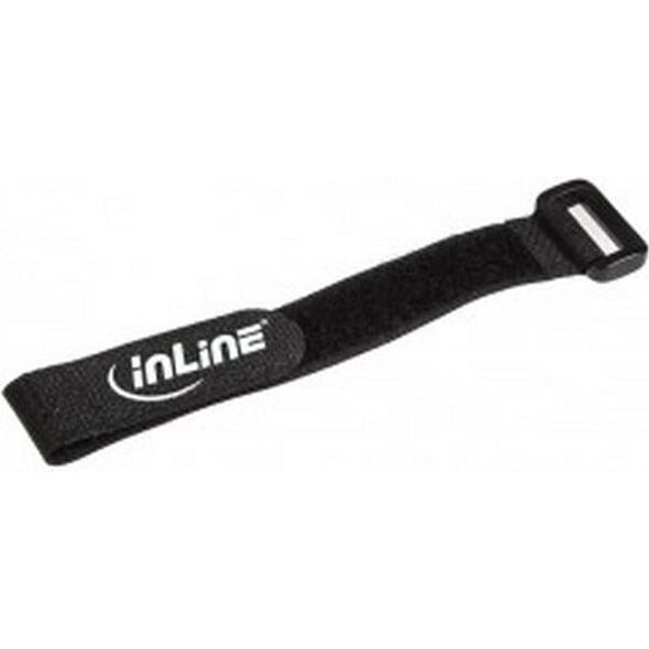 Organizer InLine Rzep Czarny 10 sztuk  (59945F)