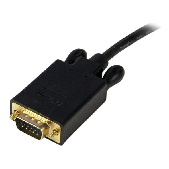 Kabel StarTech DisplayPort - D-Sub (VGA) 1.8m czarny (DP2VGAMM6B)