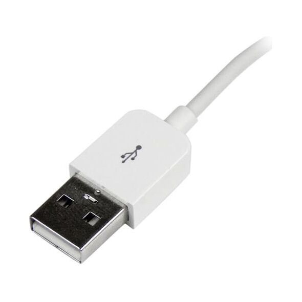 Kabel USB StarTech USB-A - Lightning 3 m Biały (USBLT3MW)