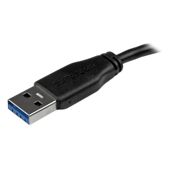 Kabel USB StarTech USB-A - micro-B 0.5 m Czarny (USB3AUB50CMS)