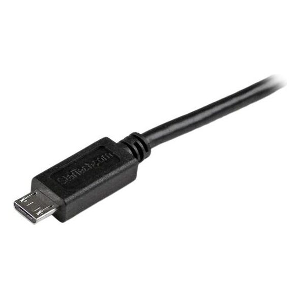 Kabel USB StarTech USB-A - microUSB 2 m Czarny (USBAUB2MBK)