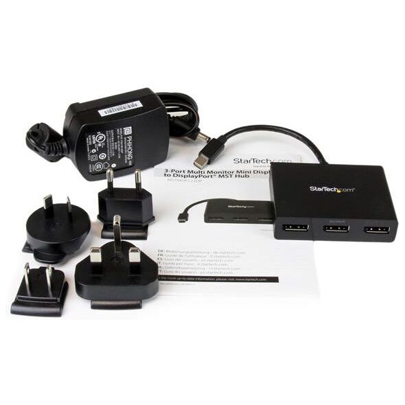 StarTech 0.2m czarny (MSTMDP123DP)