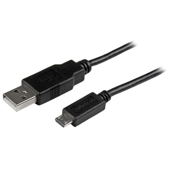 Kabel USB StarTech USB-A - microUSB 2 m Czarny (USBAUB2MBK)