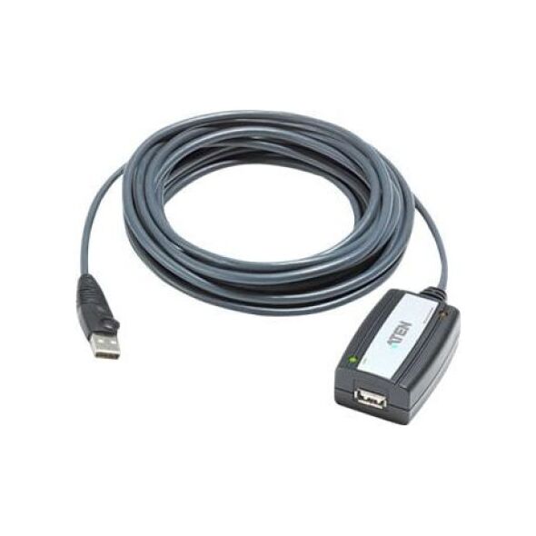 Kabel USB Aten USB-A - USB-A 5 m Czarny (UE250-AT)