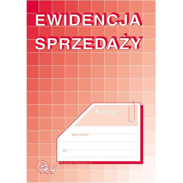 Michalczyk & Prokop Ewidencja sprzedaży A5 32 strony (K4)