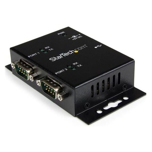 Adapter USB StarTech USB - RS-232 x2 Czarny  (ICUSB2322I)