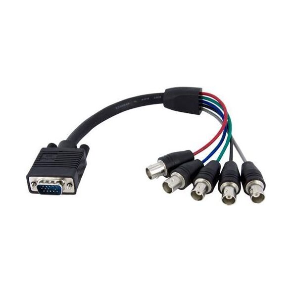 Kabel StarTech D-Sub (VGA) - BNC x5 0.3m czarny (VGABNCMF1)