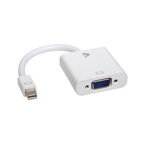 Adapter AV V7 DisplayPort Mini - D-Sub (VGA) biały (CBL-MV1WHT-5E)