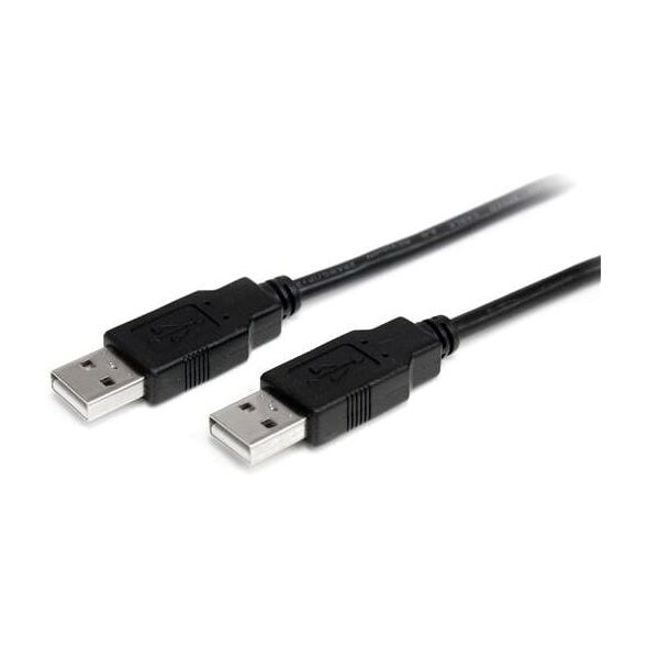 Kabel USB StarTech USB-A - USB-A 1 m Czarny (USB2AA1M)