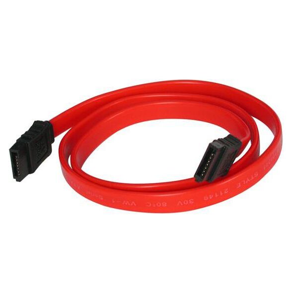 StarTech SATA - SATA, 0.6m, Czerwony (SATA24)
