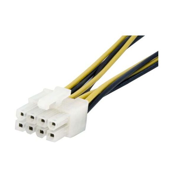 StarTech Molex - ATX/EPS 8-pin, 0.15m, Żółty (EPS48ADAP)