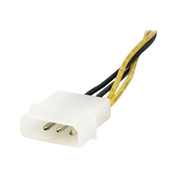 StarTech Molex - ATX/EPS 8-pin, 0.15m, Żółty (EPS48ADAP)