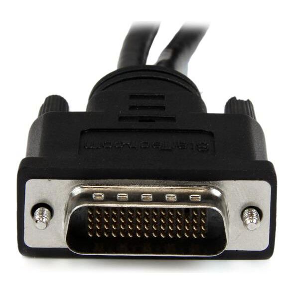 Kabel StarTech DMS-59 - DisplayPort x2 0.2m czarny (DMSDPDP1)