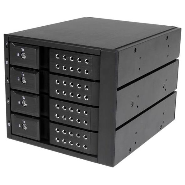Kieszeń StarTech na 4 dyski twarde 3.5", SATA, SAS (HSB4SATSASBA)