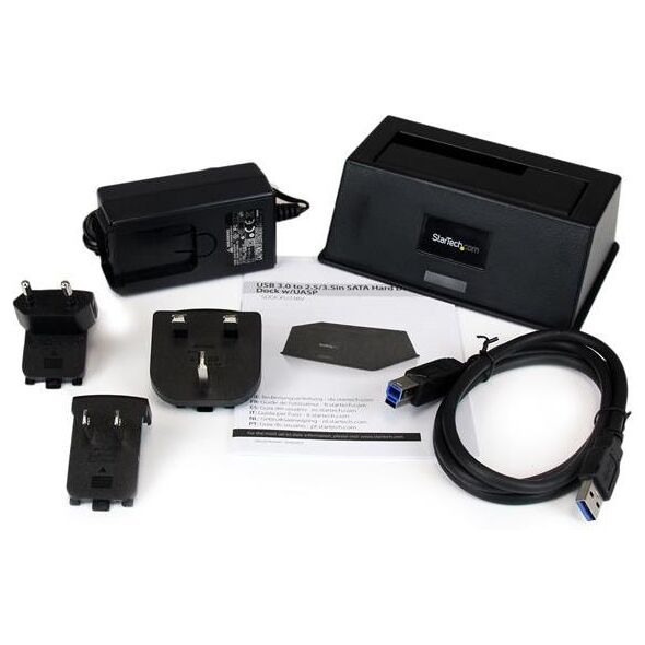 Stacja dokująca StarTech 2.5"/3,5" SATA - USB 3.2 Gen 1 (SDOCKU33BV)