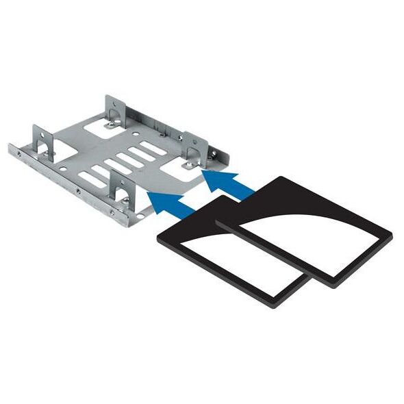 StarTech Adapter 3.5" na dwa dyski 2.5" + kable (BRACKET25X2)