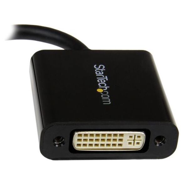 Adapter AV StarTech DisplayPort Mini - DVI-I czarny (MDP2DVI3)