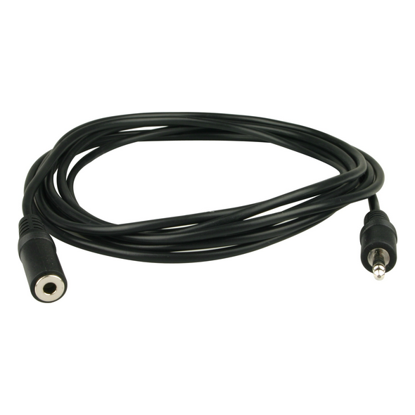 Kabel Goobay Jack 3.5mm - Jack 3.5mm 2.5m czarny (50432)
