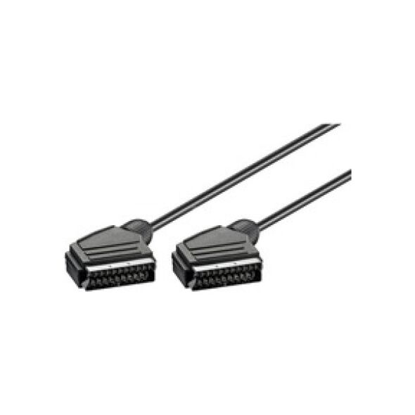 Kabel Goobay Scart - Scart 3m czarny (11870)